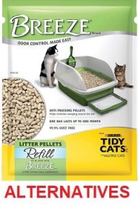tidy cat breeze pellet alternative